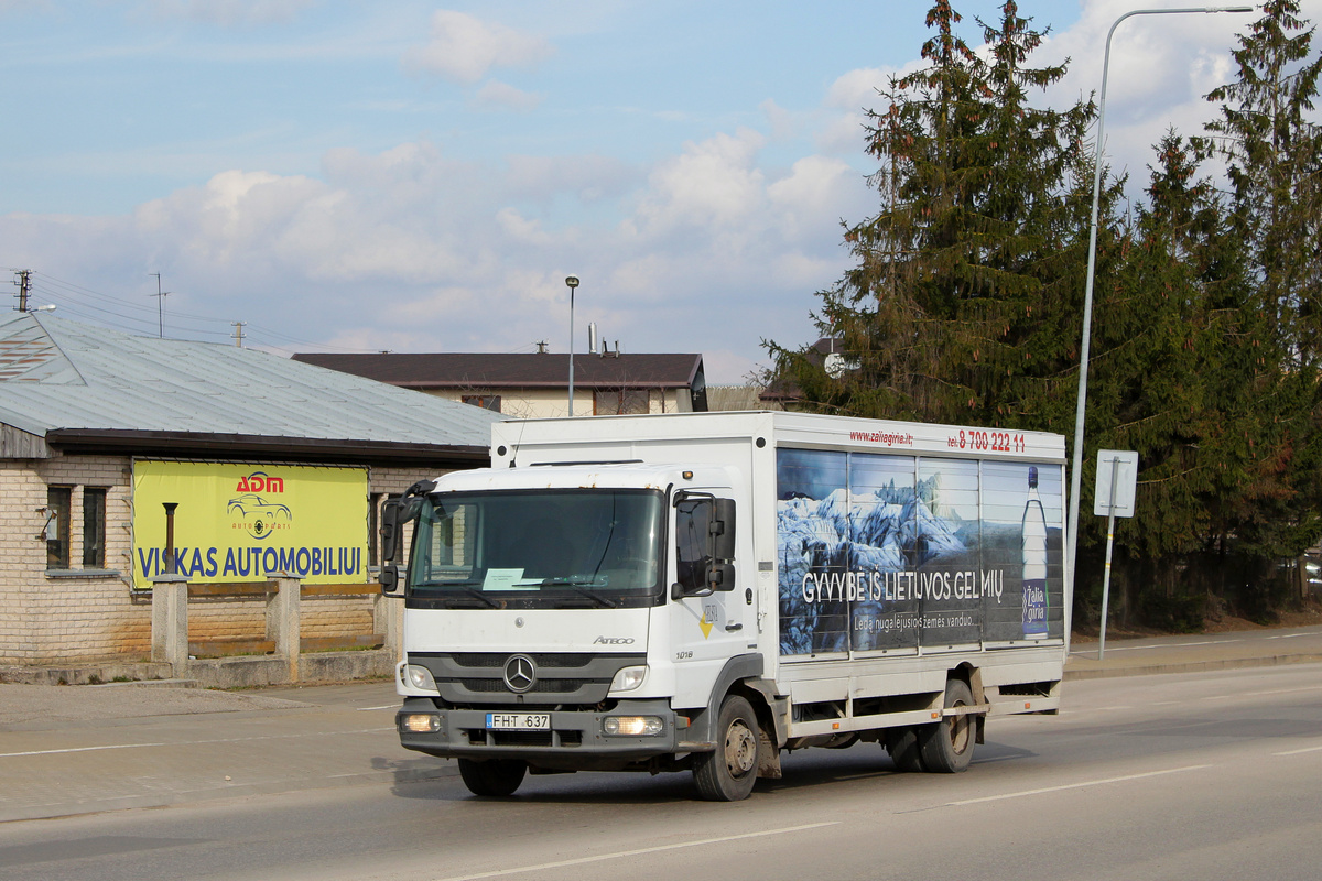 Литва, № FHT 637 — Mercedes-Benz Atego 1018