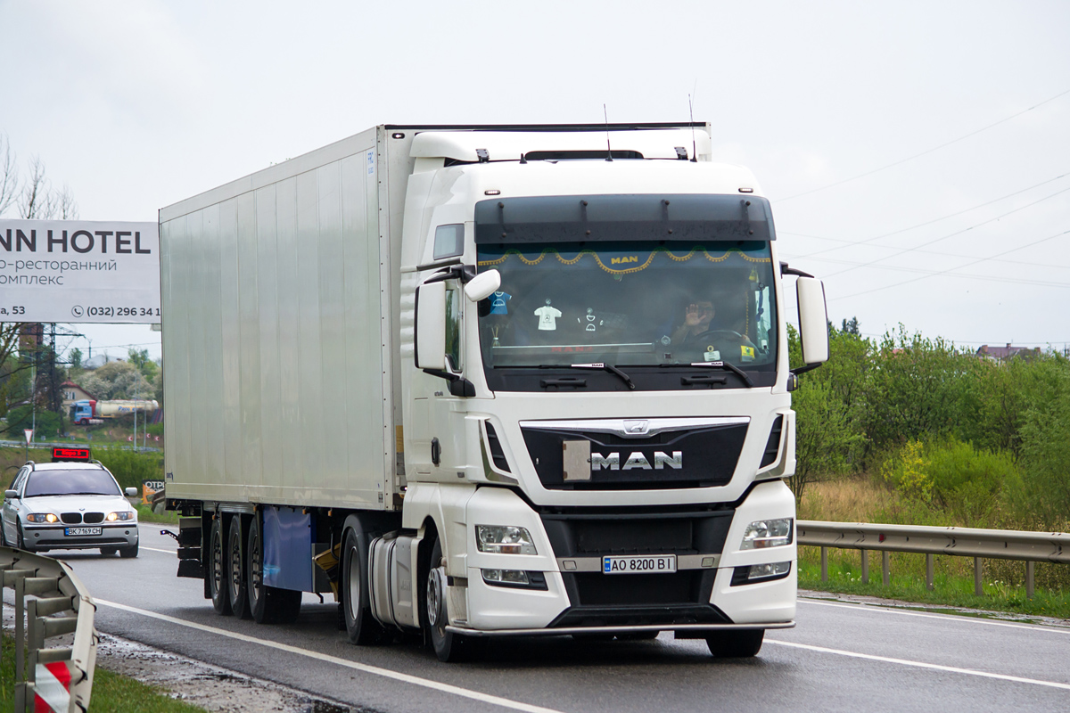 Закарпатская область, № АО 8200 ВІ — MAN TGX ('2012) 18.440