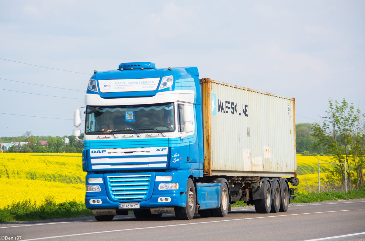 Одесская область, № ВН 4338 КТ — DAF XF105 FT