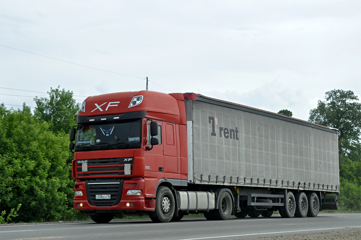 Восточно-Казахстанская область, № 038 ACZ 16 — DAF XF105 FT