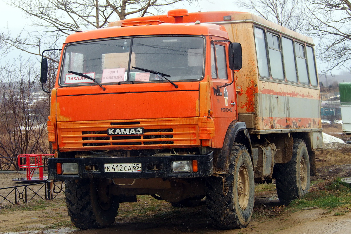 Сахалинская область, № К 412 СА 65 — КамАЗ-4326-02 [43260C]