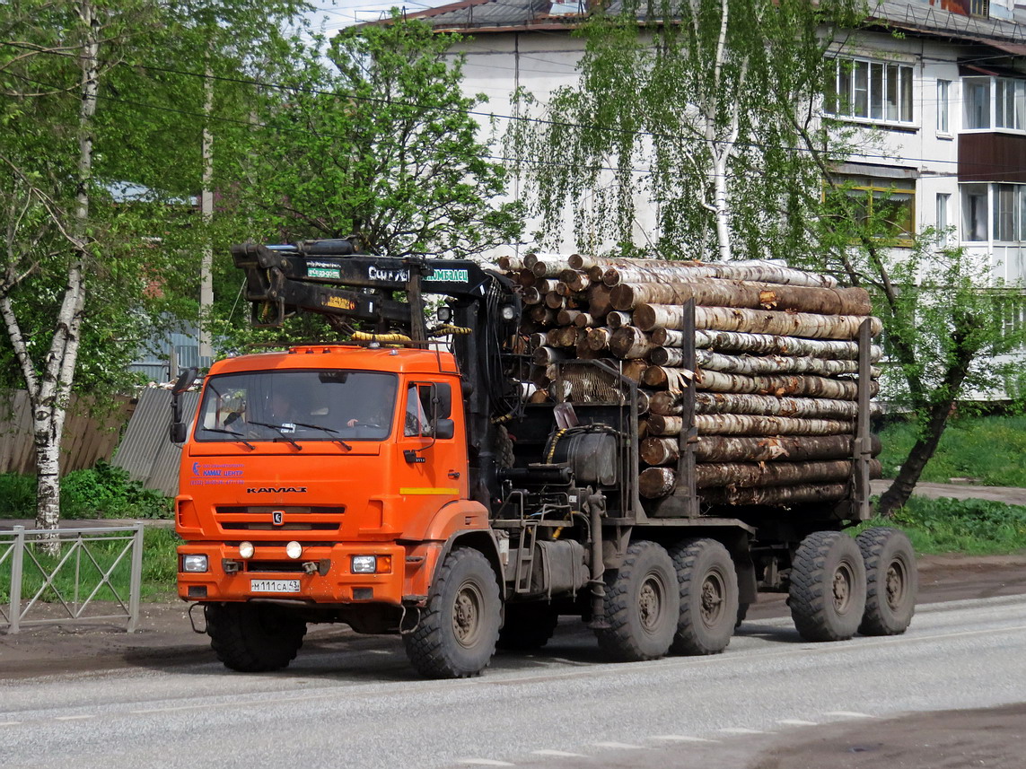 Кировская область, № М 111 СА 43 — КамАЗ-43118 (общая модель)