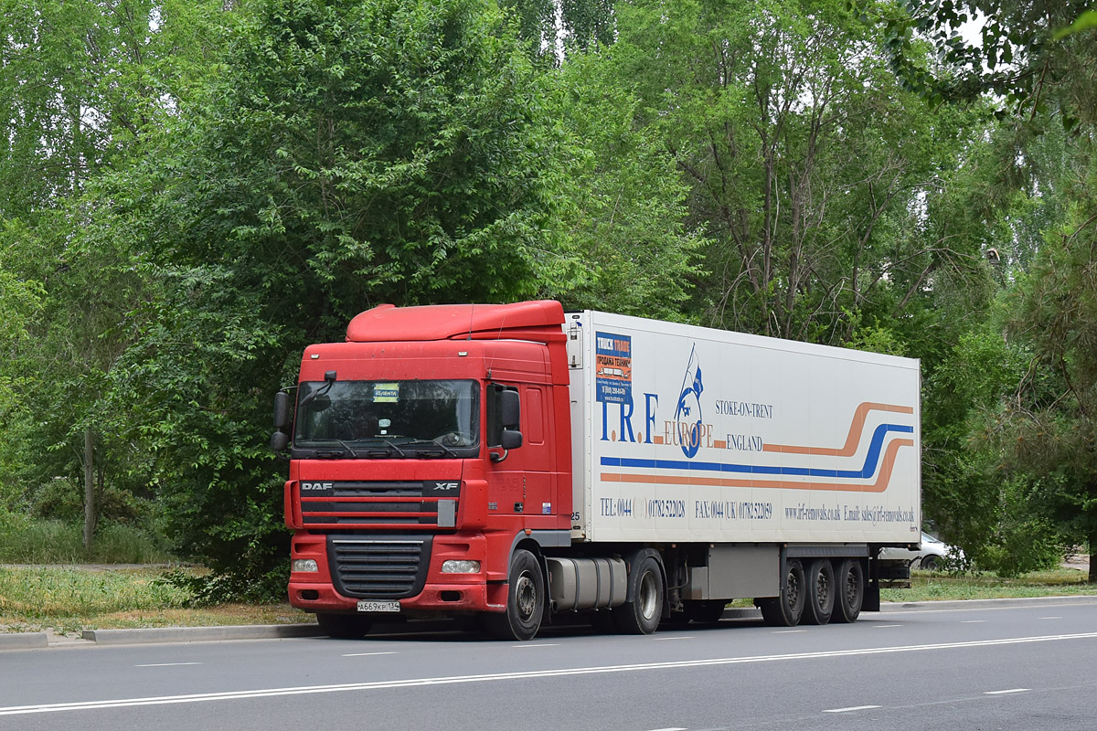 Волгоградская область, № А 669 КР 134 — DAF XF105 FT