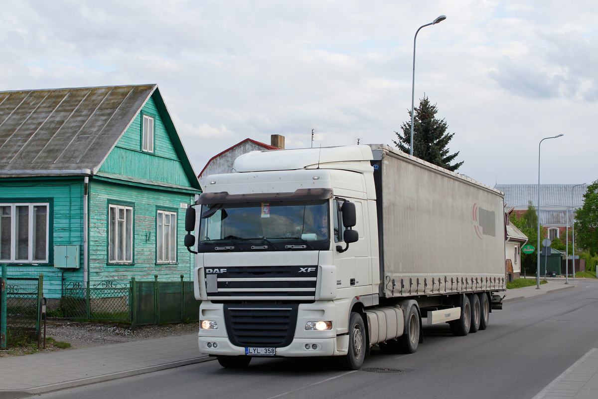 Литва, № LYL 358 — DAF XF105 FT