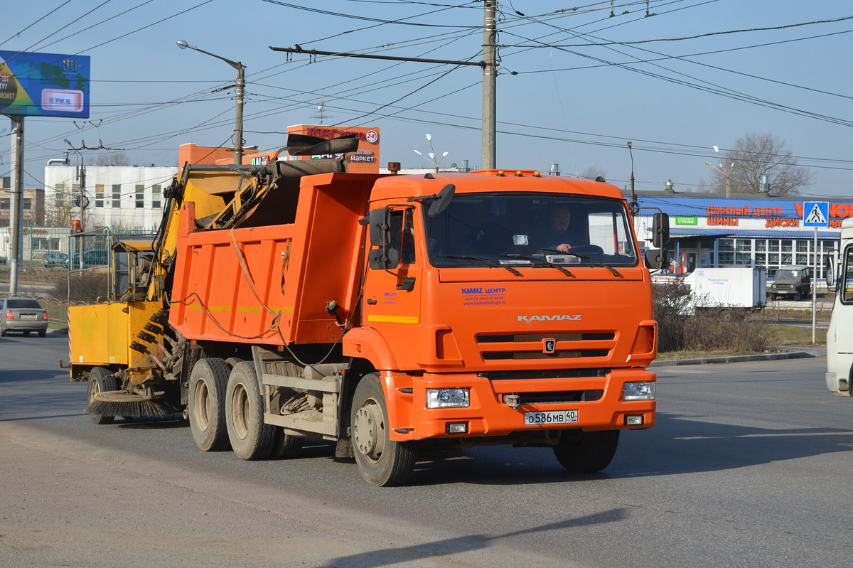 Калужская область, № О 586 МВ 40 — КамАЗ-65115-42