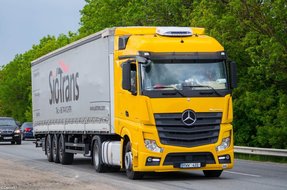 Молдавия, № RWW 431 — Mercedes-Benz Actros ('2011) 1845