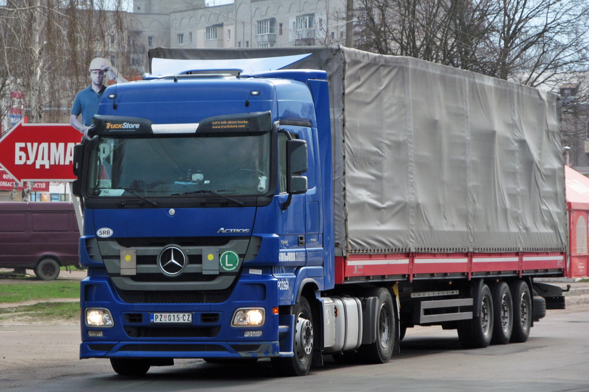 Сербия, № PŽ 015-CZ — Mercedes-Benz Actros ('2009) 1844