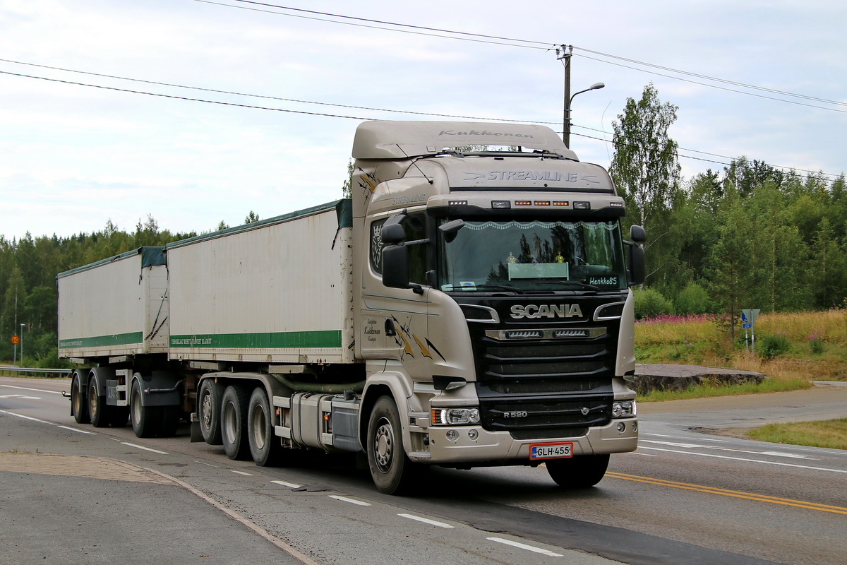 Финляндия, № GLH-455 — Scania ('2013) R520