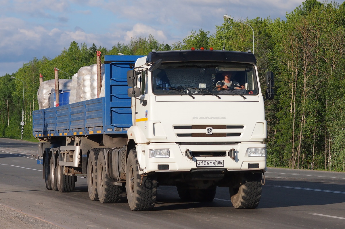 Ханты-Мансийский автоном.округ, № А 106 ТВ 186 — КамАЗ-43118-50