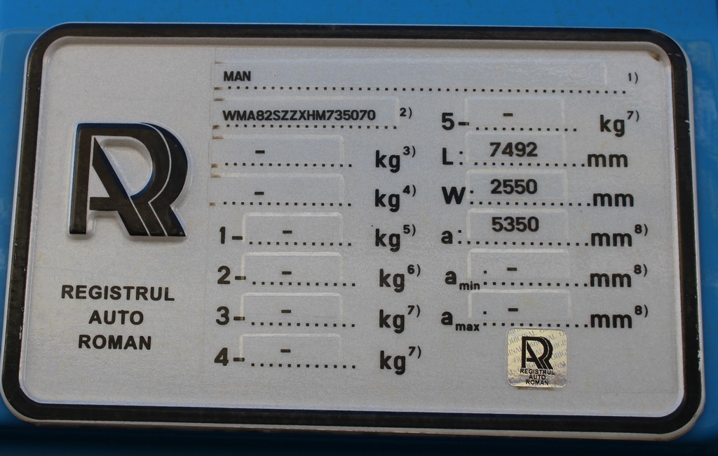 Румыния, № B 108 TRS — MAN TGS ('2012) 33.440