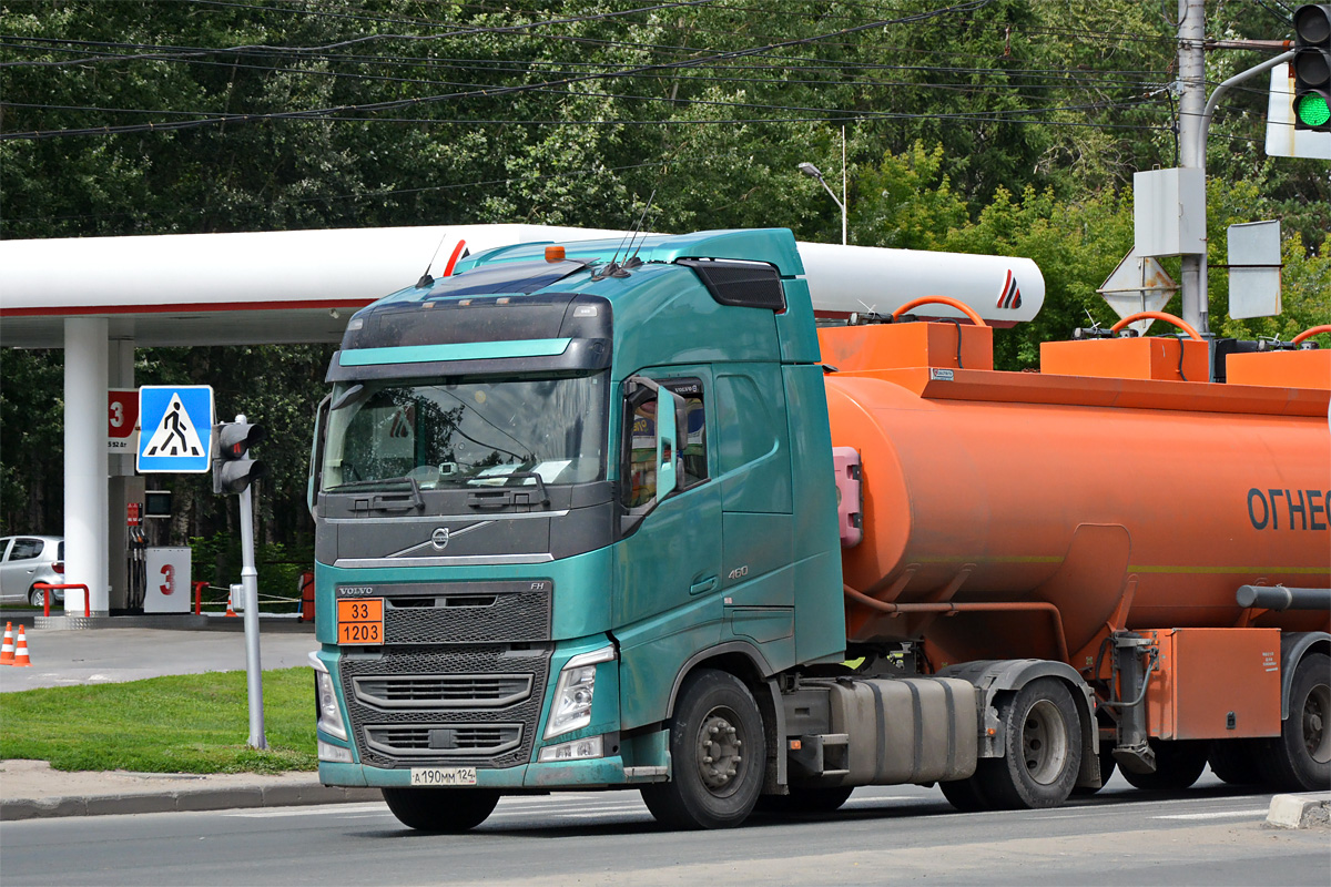 Красноярский край, № А 190 ММ 124 — Volvo ('2012) FH.460