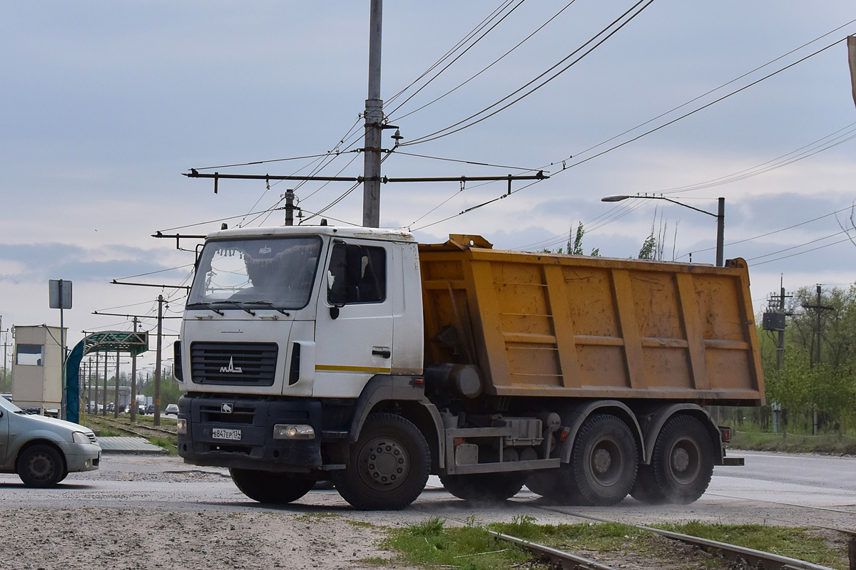 Волгоградская область, № В 847 ЕР 134 — МАЗ-6501B9