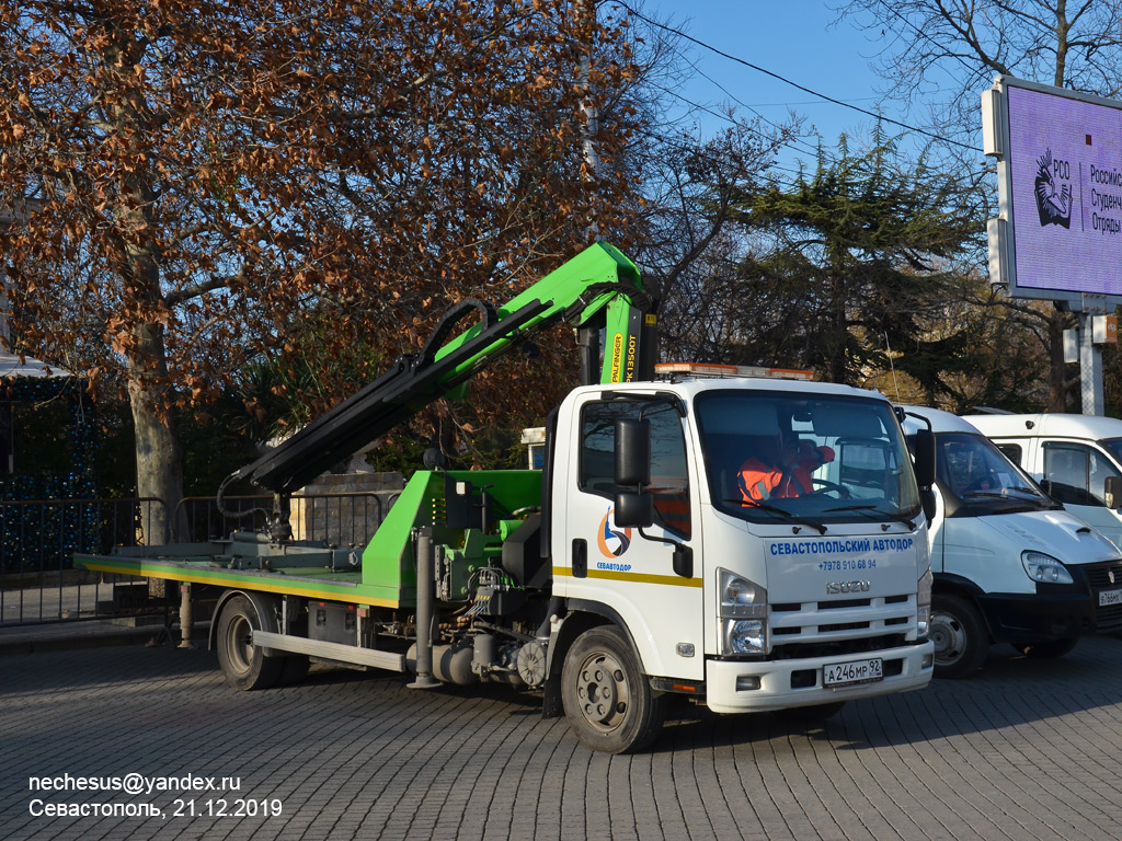 Севастополь, № А 246 МР 92 — Isuzu NQR90 [Z7X]