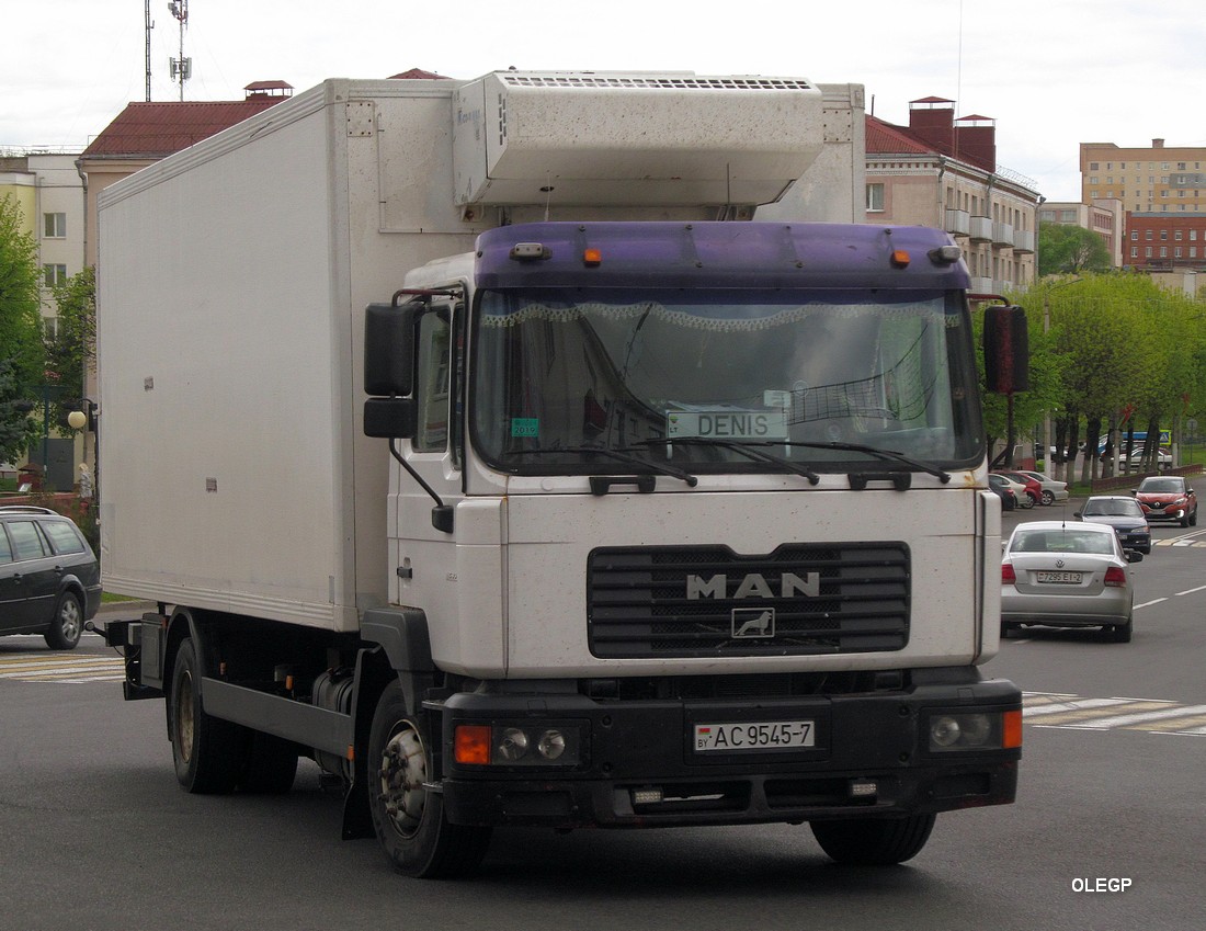 Минск, № АС 9545-7 — MAN M2000 (общая модель)