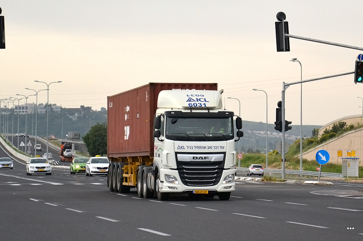 Израиль, № 660-31-201 — DAF XF Euro6 FTT