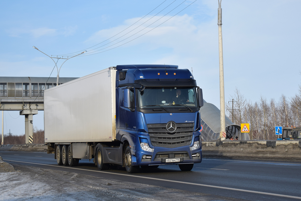 Санкт-Петербург, № О 021 ВМ 198 — Mercedes-Benz Actros '18 1845 [Z9M]