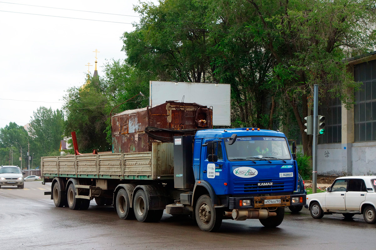 Саратовская область, № А 974 ОО 164 — КамАЗ-65116-32