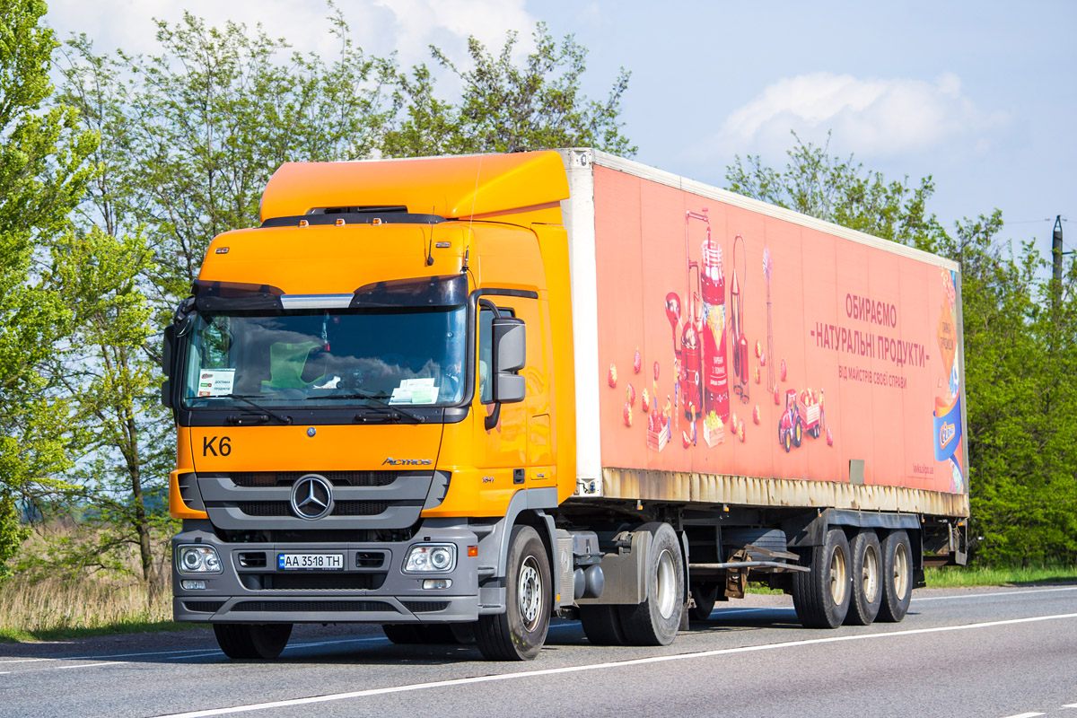 Киевская область, № К6 — Mercedes-Benz Actros ('2009) 1841