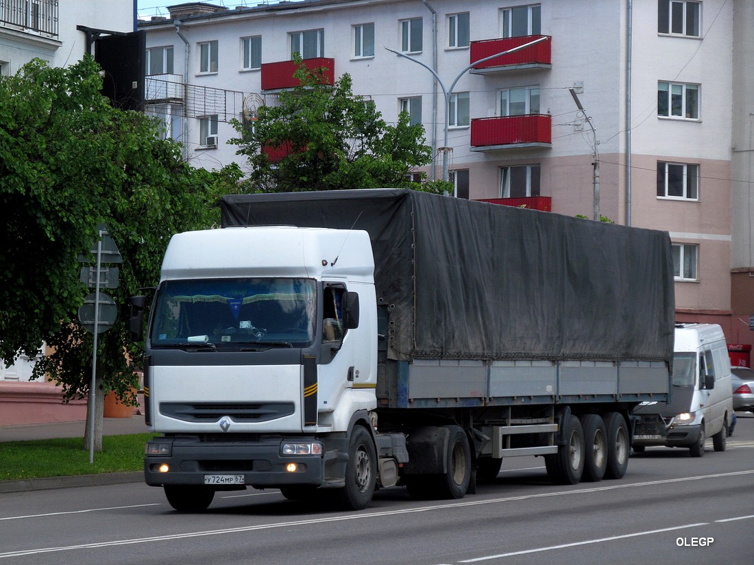 Смоленская область, № У 724 МР 67 — Renault Premium ('1996)