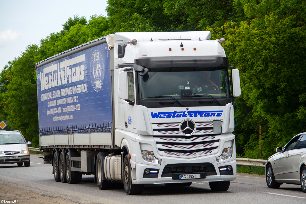 Львовская область, № ВС 0385 ІІ — Mercedes-Benz Actros ('2011) 1848