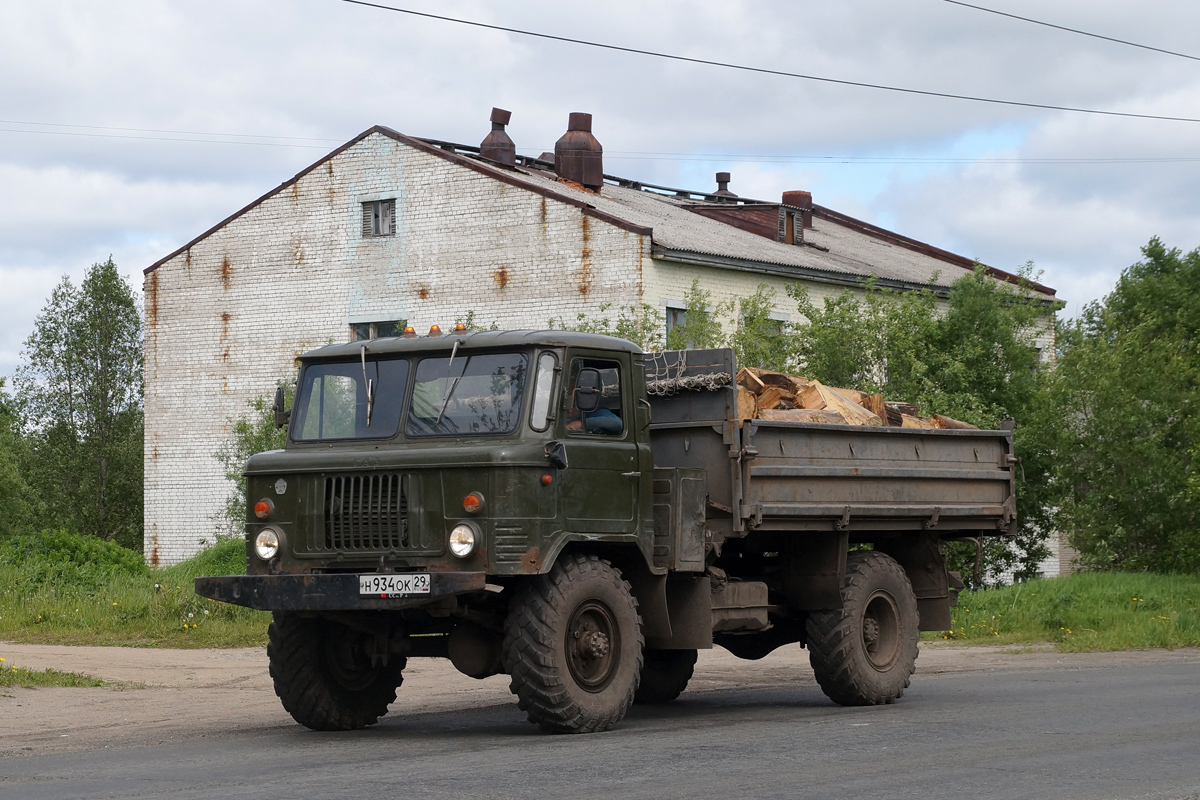 Архангельская область, № Н 934 ОК 29 — ГАЗ-66-31