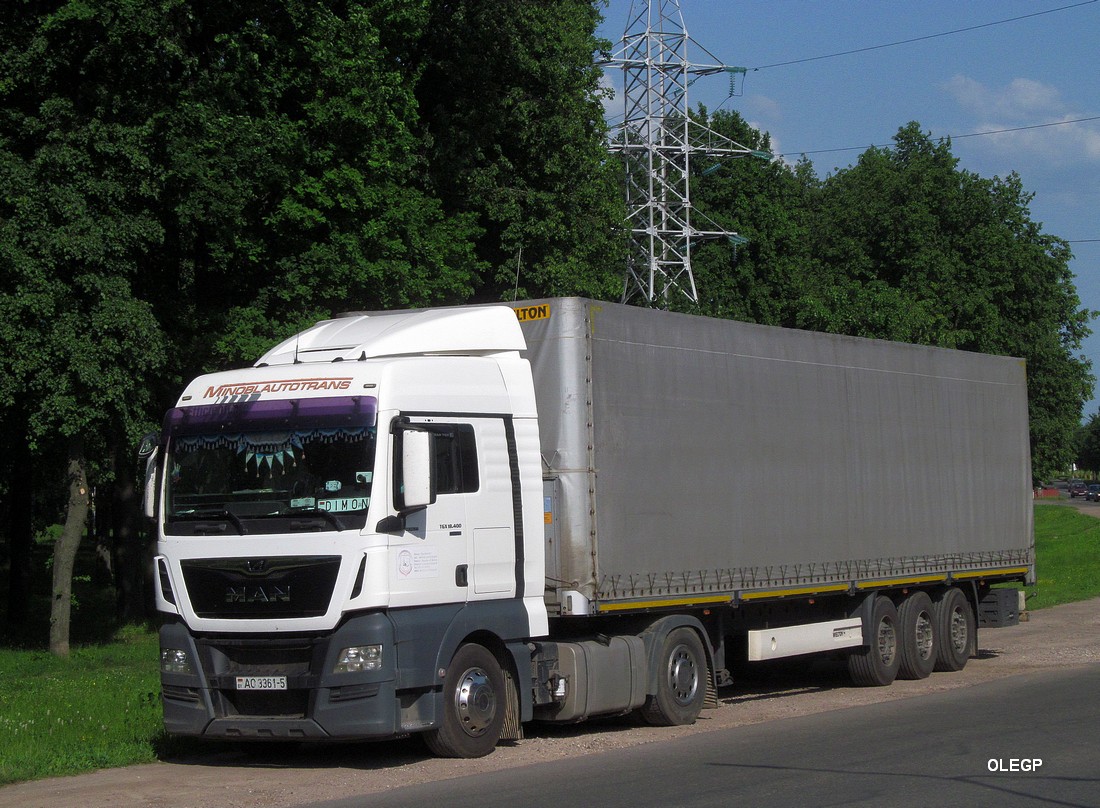 Минская область, № АО 3361-5 — MAN TGX ('2012) 18.400