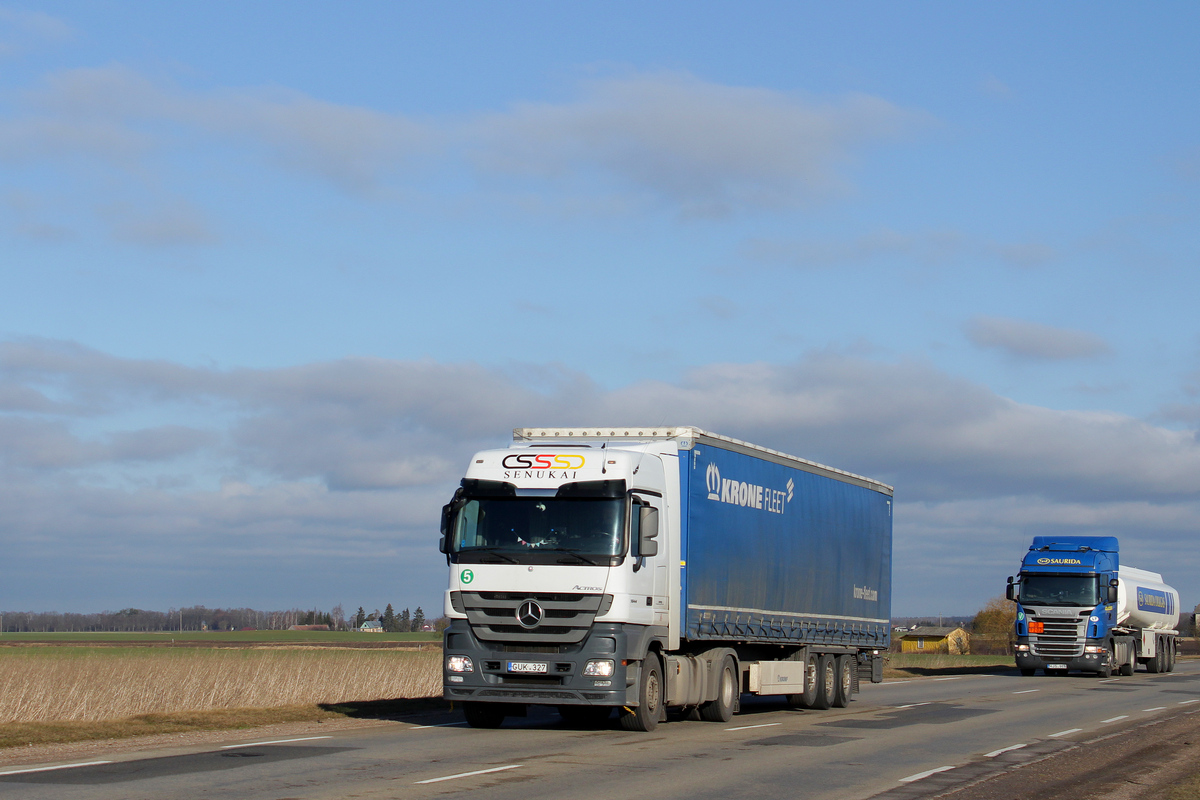 Литва, № GUK 327 — Mercedes-Benz Actros ('2009) 1844