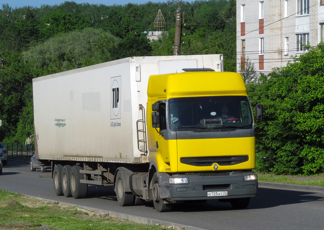 Ивановская область, № О 725 АТ 37 — Renault Premium ('1996)