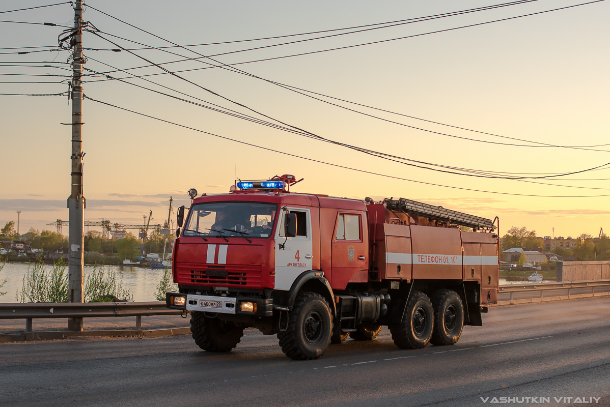 Архангельская область, № К 400 ВР 29 — КамАЗ-43118-15 [43118R]