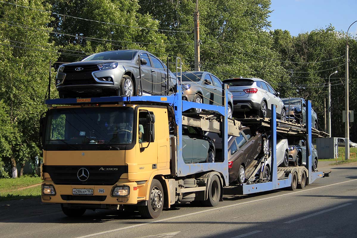 Самарская область, № Н 286 ХР 163 — Mercedes-Benz Actros ('2003) 1832