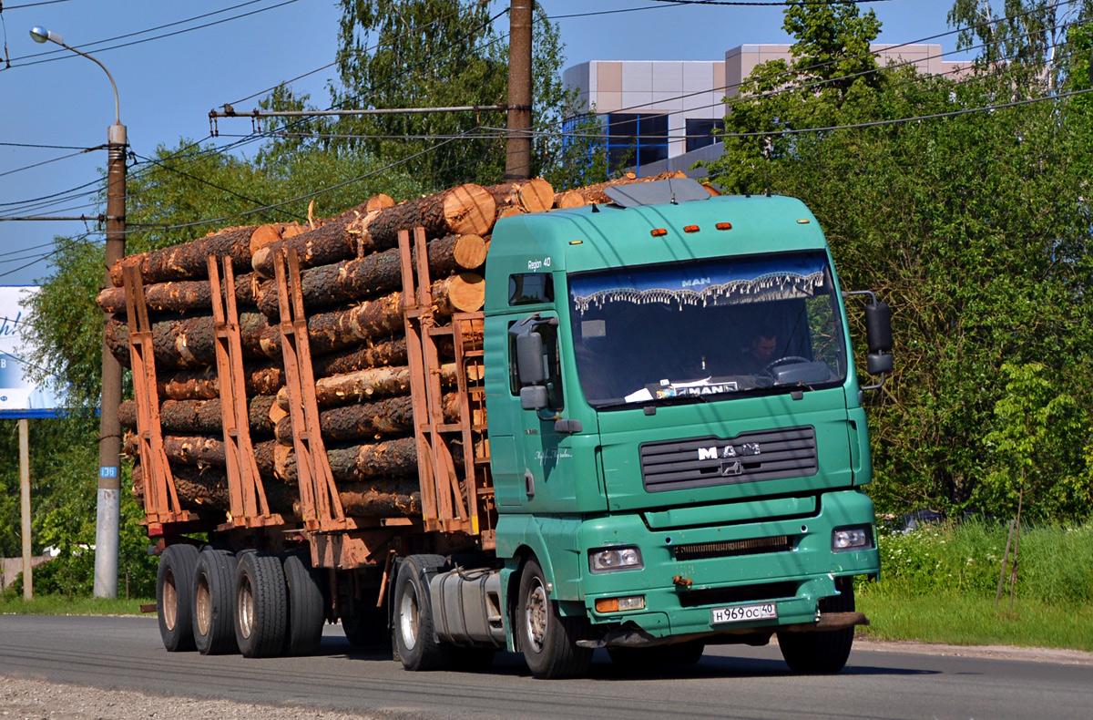 Калужская область, № Н 969 ОС 40 — MAN TGA (общая модель)