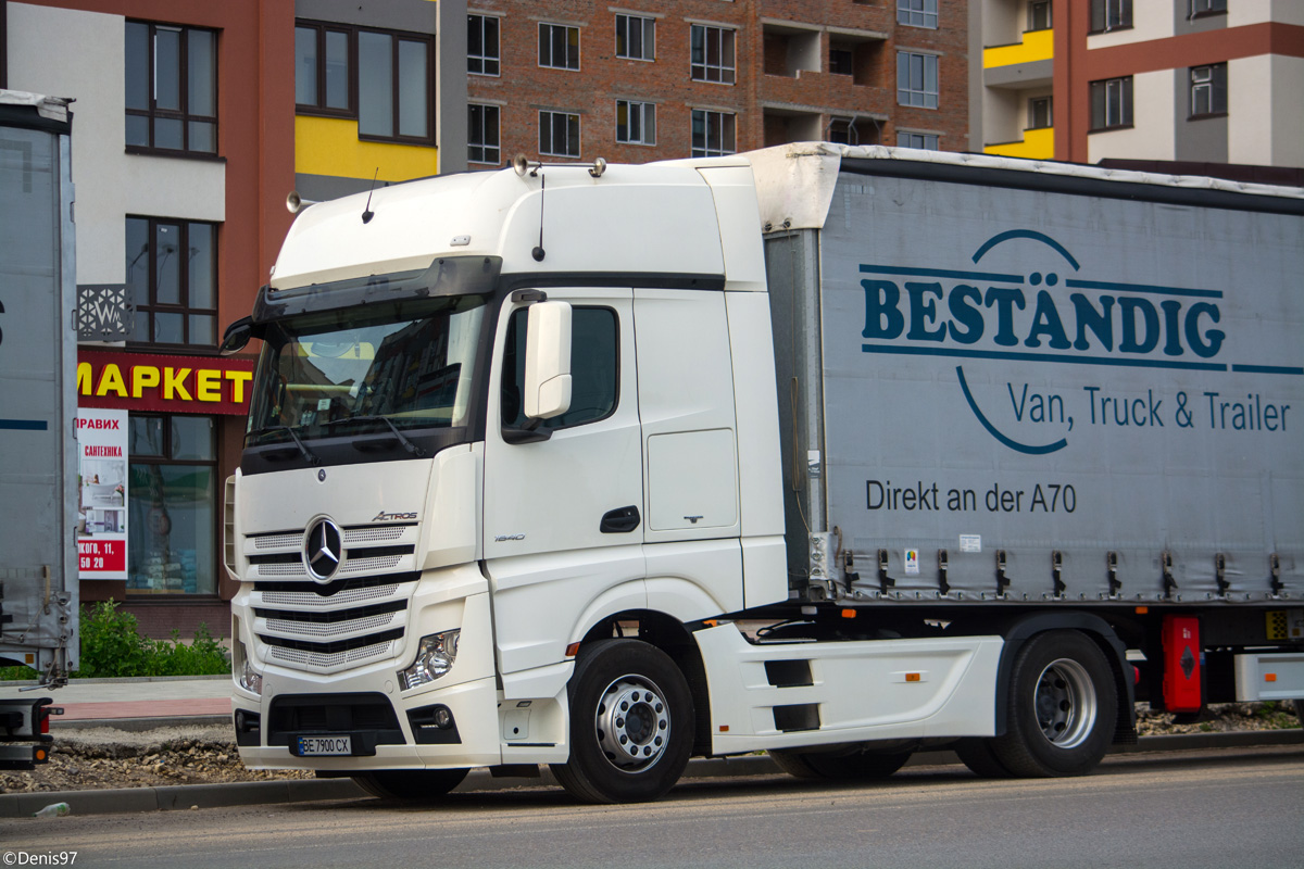 Николаевская область, № ВЕ 7900 СХ — Mercedes-Benz Actros ('2011) 1840