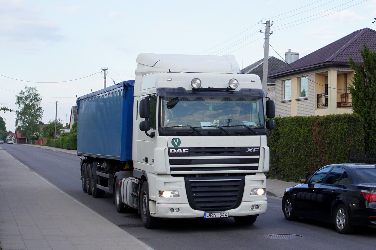 Литва, № JRN 344 — DAF XF105 FT