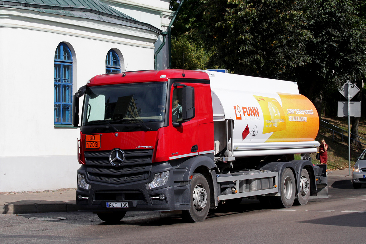 Литва, № KUT 130 — Mercedes-Benz Actros ('2011) 2545