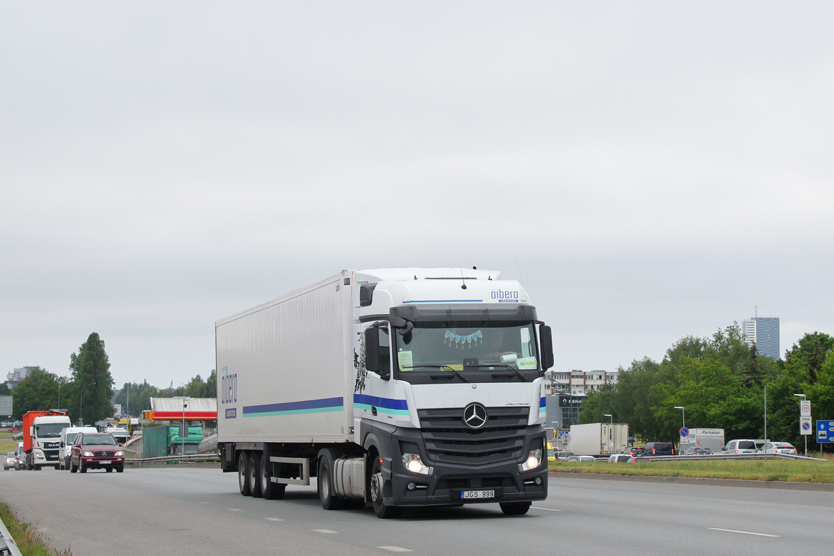 Литва, № JGS 999 — Mercedes-Benz Actros ('2011)