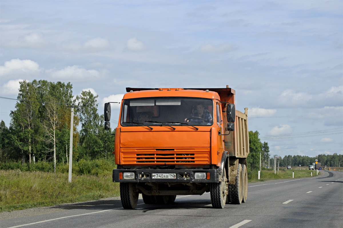 Кемеровская область, № Т 740 АВ 142 — КамАЗ-65115-13 [65115N]