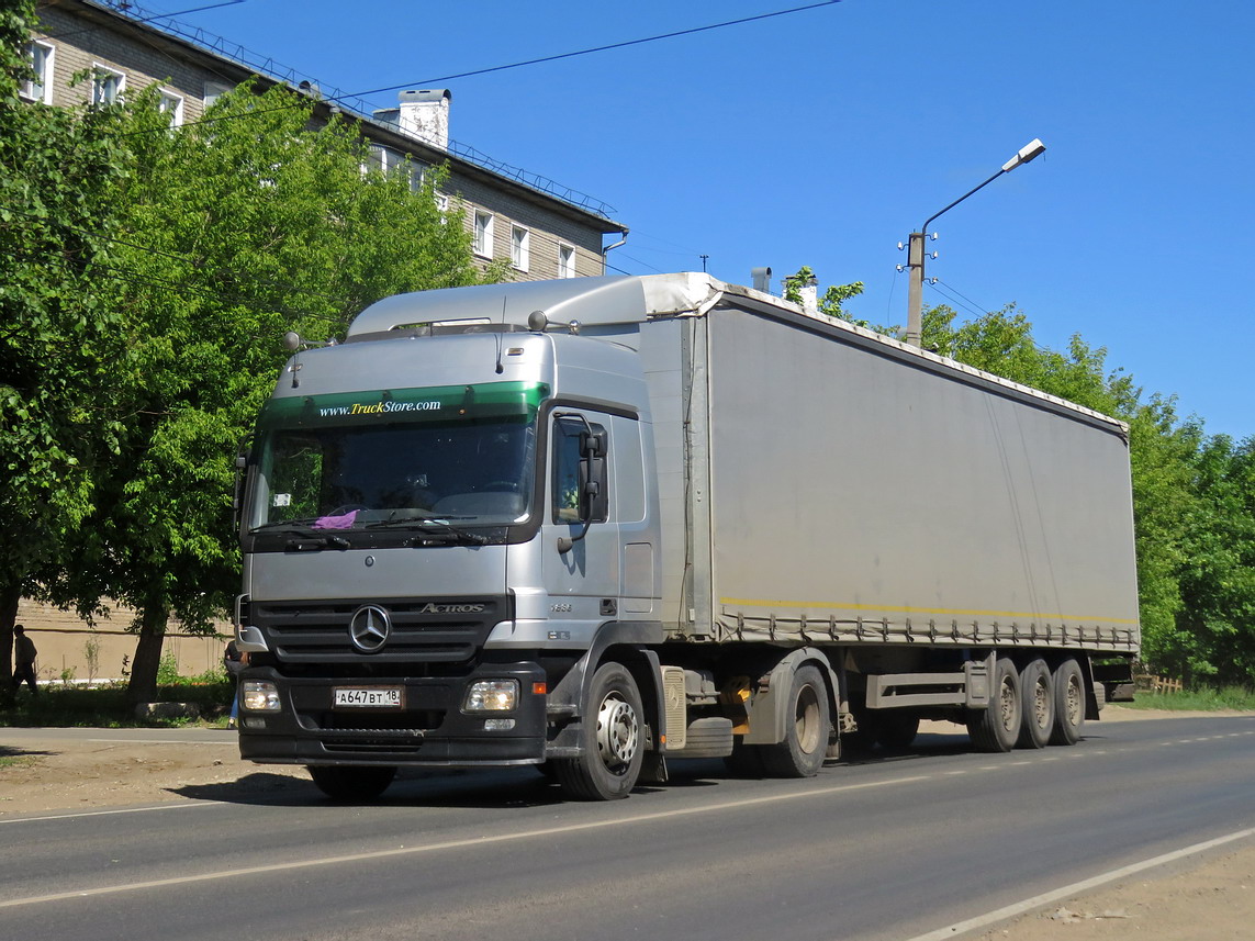 Удмуртия, № А 647 ВТ 18 — Mercedes-Benz Actros ('2003) 1836