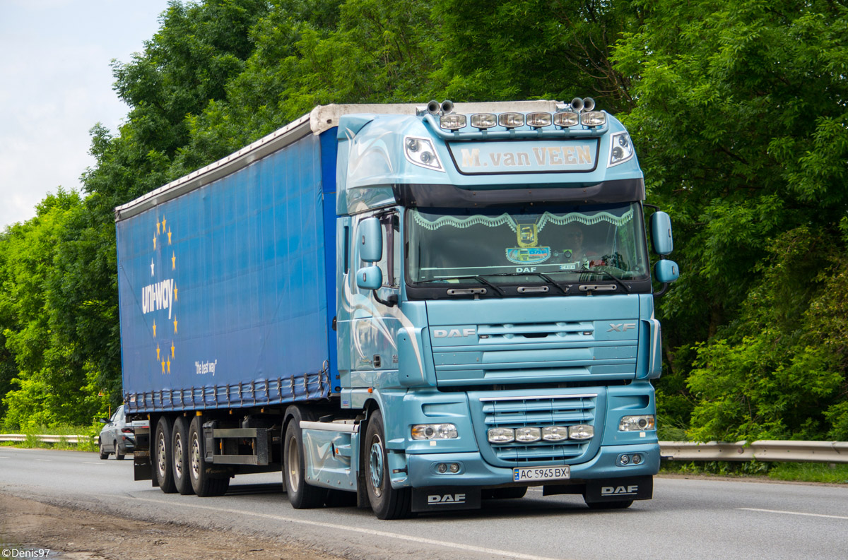 Волынская область, № АС 5965 ВХ — DAF XF105 FT