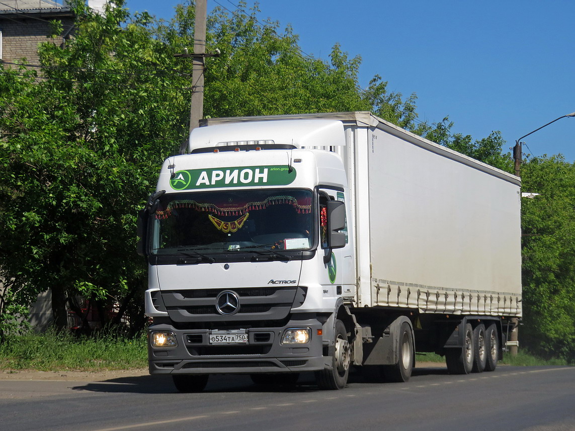 Московская область, № О 534 ТА 750 — Mercedes-Benz Actros '09 1841 [Z9M]