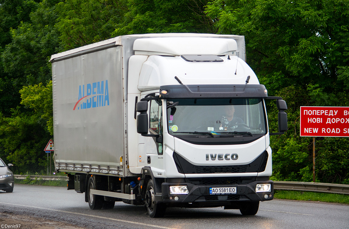 Закарпатская область, № АО 5581 ЕО — IVECO EuroCargo ('2015)