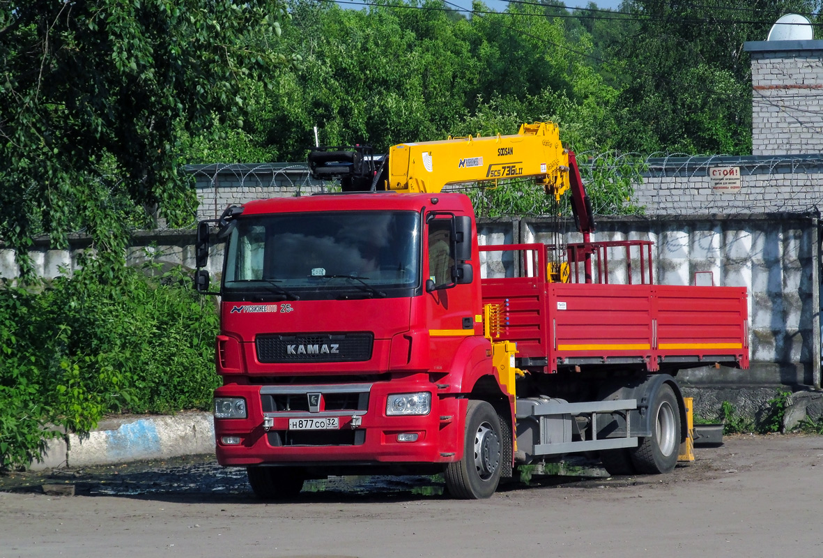 Брянская область, № Н 877 СО 32 — КамАЗ-5325-G5