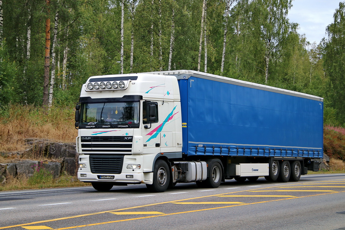 Литва, № HGH 728 — DAF XF95 FT