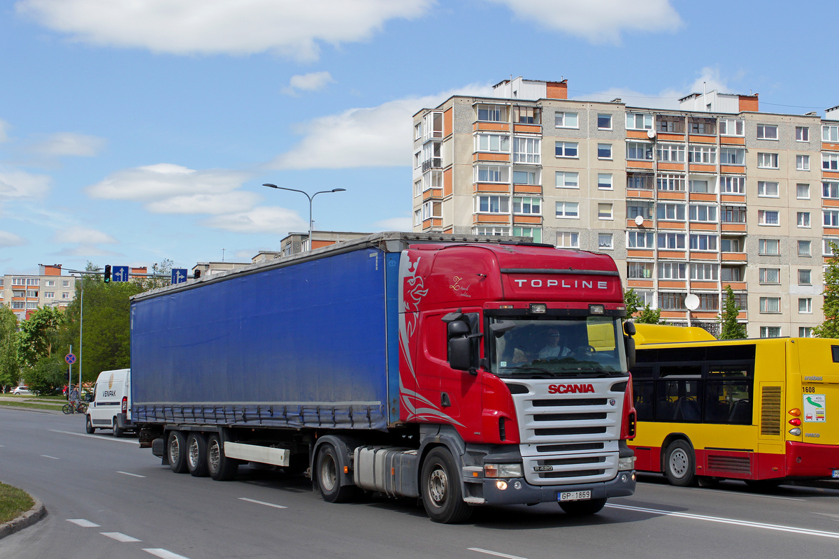 Латвия, № GP-1869 — Scania ('2004) R420