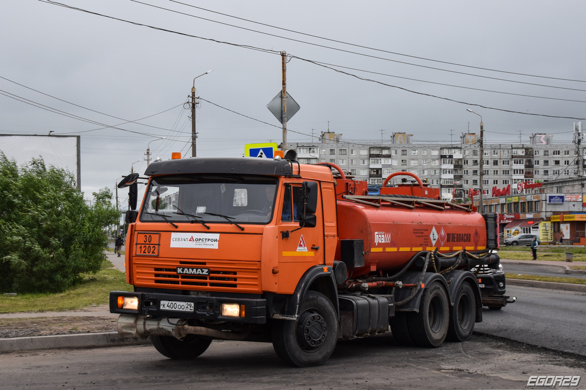 Архангельская область, № К 400 ОО 29 — КамАЗ-65115-62