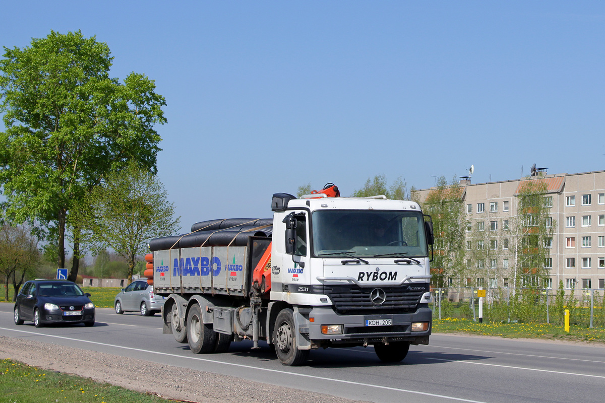 Литва, № KDH 205 — Mercedes-Benz Actros ('1997) 2531