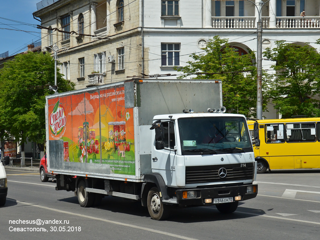 Севастополь, № А 846 ЕМ 92 — Mercedes-Benz LK 814