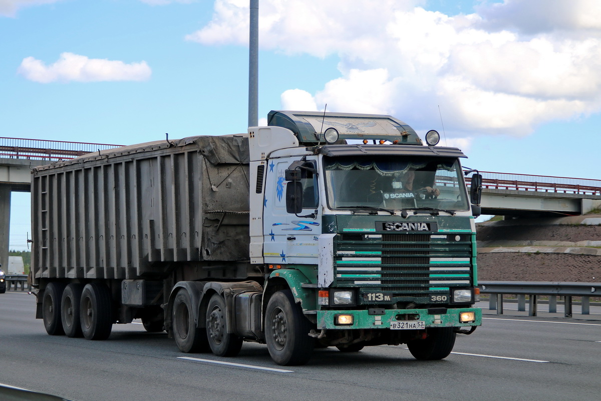 Новгородская область, № В 321 НА 53 — Scania (II) R113M