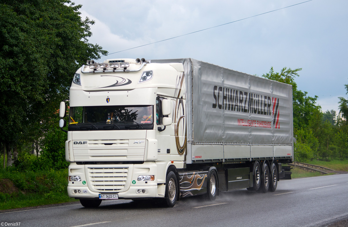 Ивано-Франковская область, № АТ 3622 СІ — DAF XF105 FT