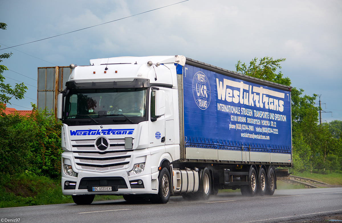 Львовская область, № ВС 0333 ЕХ — Mercedes-Benz Actros ('2011) 1848