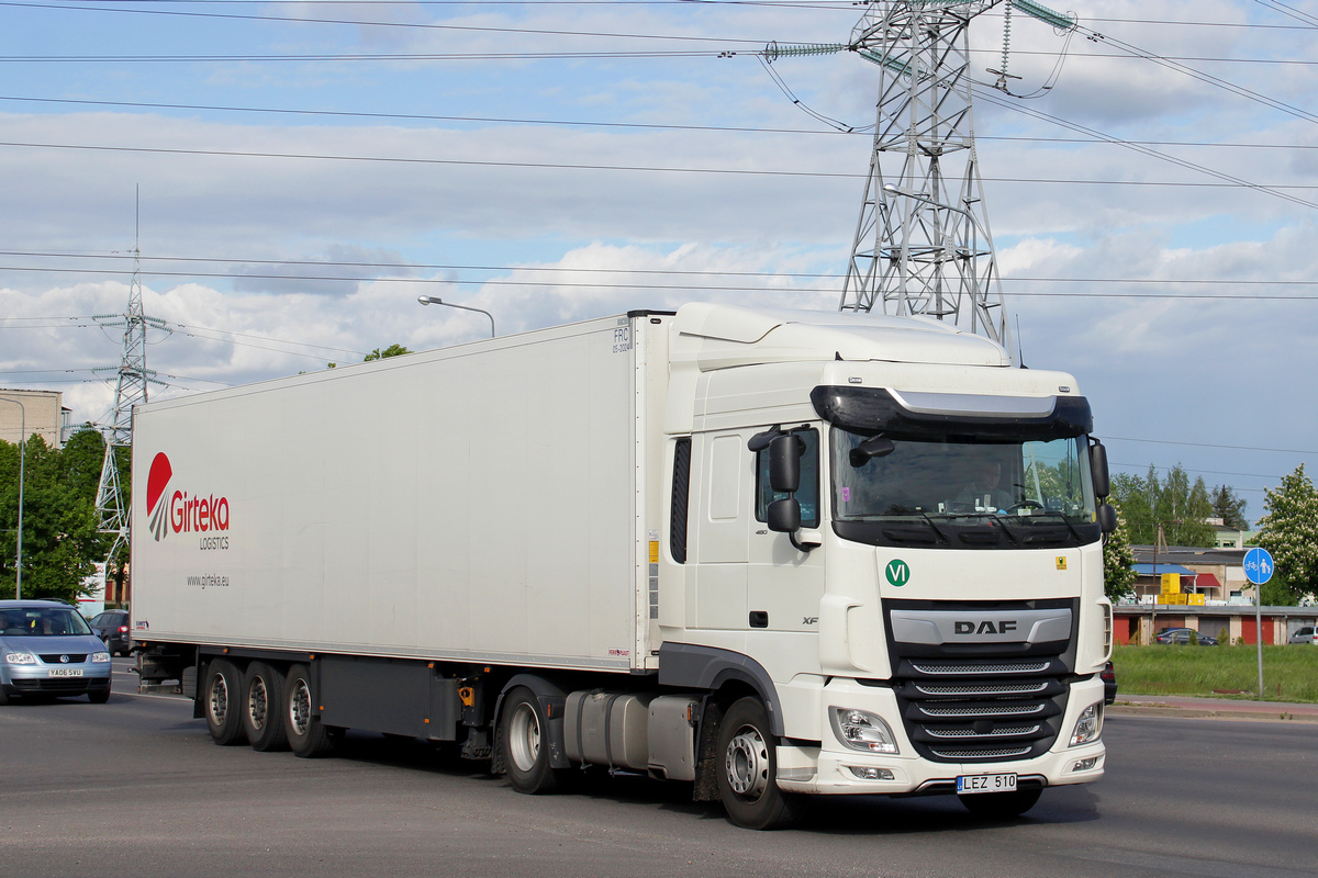 Литва, № LEZ 510 — DAF XF Euro6 FT